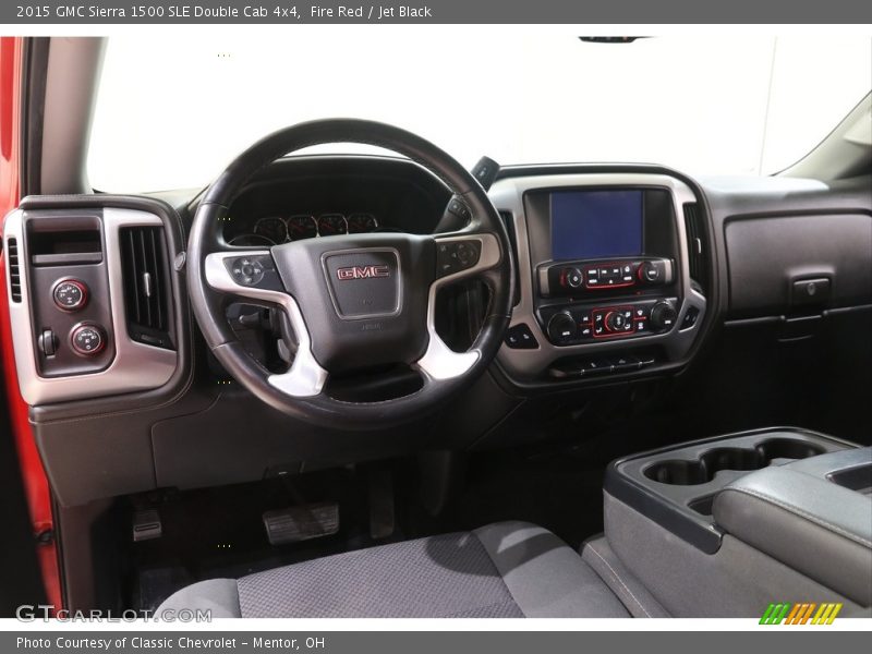 Fire Red / Jet Black 2015 GMC Sierra 1500 SLE Double Cab 4x4