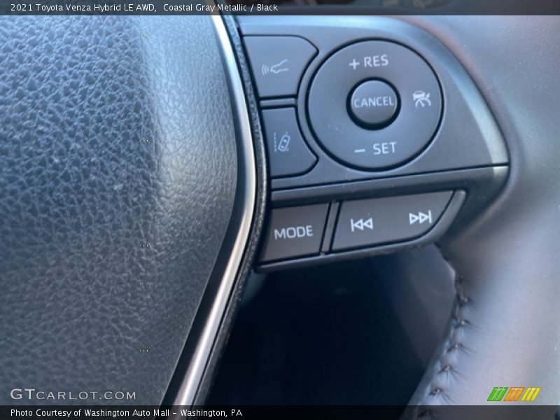 Coastal Gray Metallic / Black 2021 Toyota Venza Hybrid LE AWD