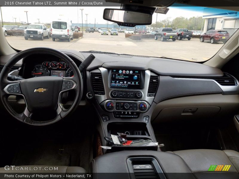 Dashboard of 2016 Tahoe LTZ
