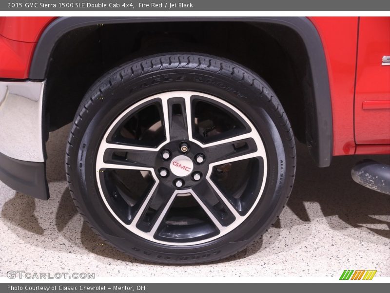 Fire Red / Jet Black 2015 GMC Sierra 1500 SLE Double Cab 4x4
