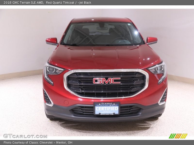 Red Quartz Tintcoat / ­Jet Black 2018 GMC Terrain SLE AWD