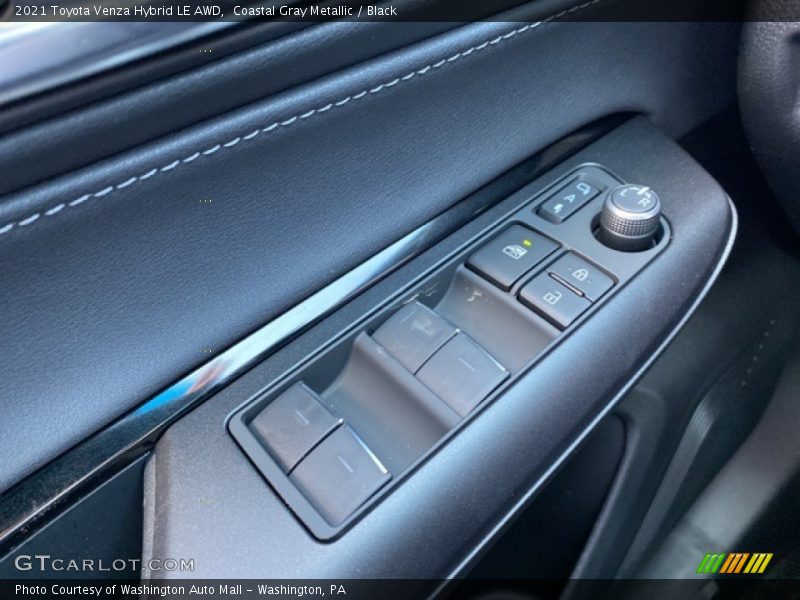 Coastal Gray Metallic / Black 2021 Toyota Venza Hybrid LE AWD