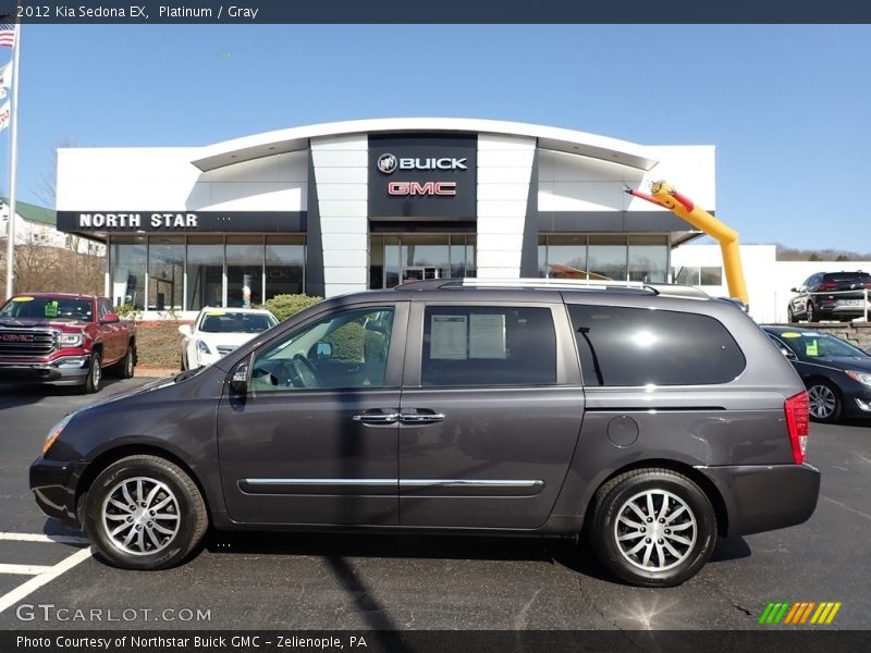 Platinum / Gray 2012 Kia Sedona EX