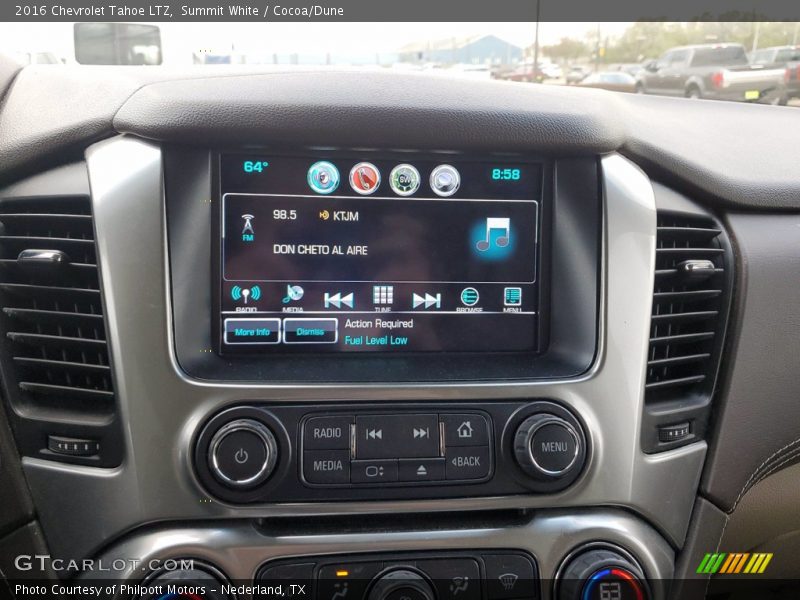 Controls of 2016 Tahoe LTZ