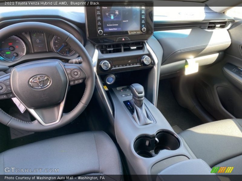  2021 Venza Hybrid LE AWD Black Interior