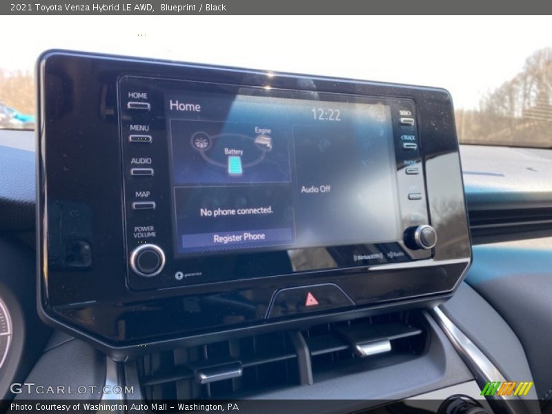 Blueprint / Black 2021 Toyota Venza Hybrid LE AWD