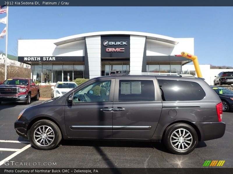 Platinum / Gray 2012 Kia Sedona EX