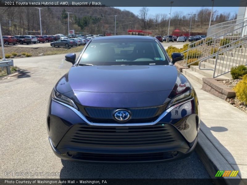Blueprint / Black 2021 Toyota Venza Hybrid LE AWD