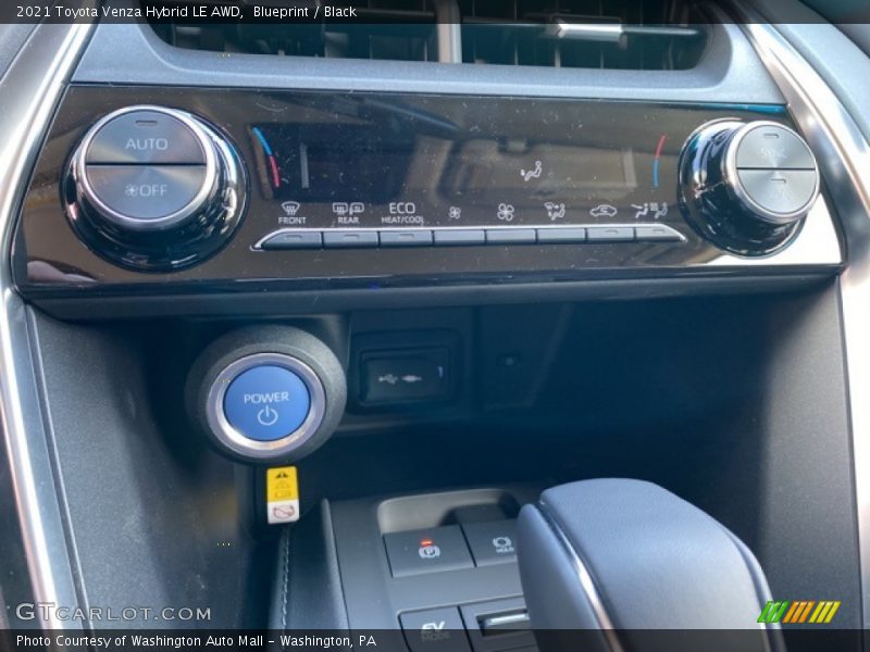 Blueprint / Black 2021 Toyota Venza Hybrid LE AWD
