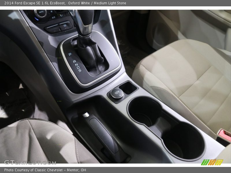 Oxford White / Medium Light Stone 2014 Ford Escape SE 1.6L EcoBoost