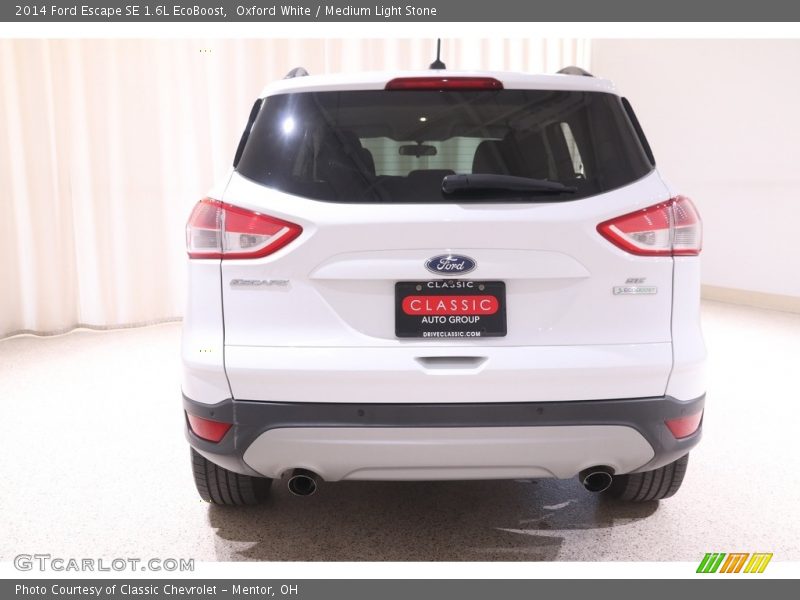 Oxford White / Medium Light Stone 2014 Ford Escape SE 1.6L EcoBoost
