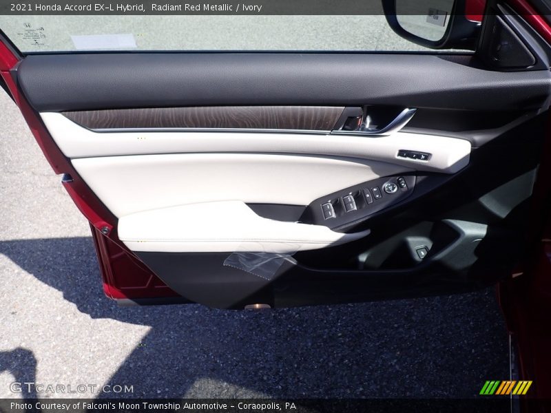 Radiant Red Metallic / Ivory 2021 Honda Accord EX-L Hybrid