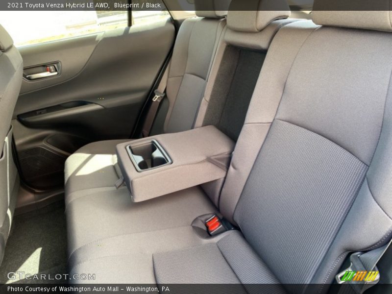 Rear Seat of 2021 Venza Hybrid LE AWD