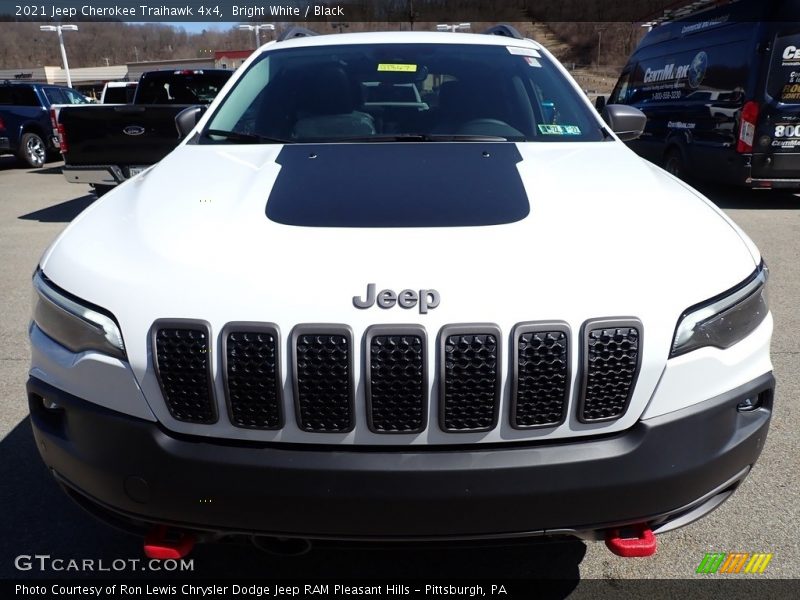 Bright White / Black 2021 Jeep Cherokee Traihawk 4x4