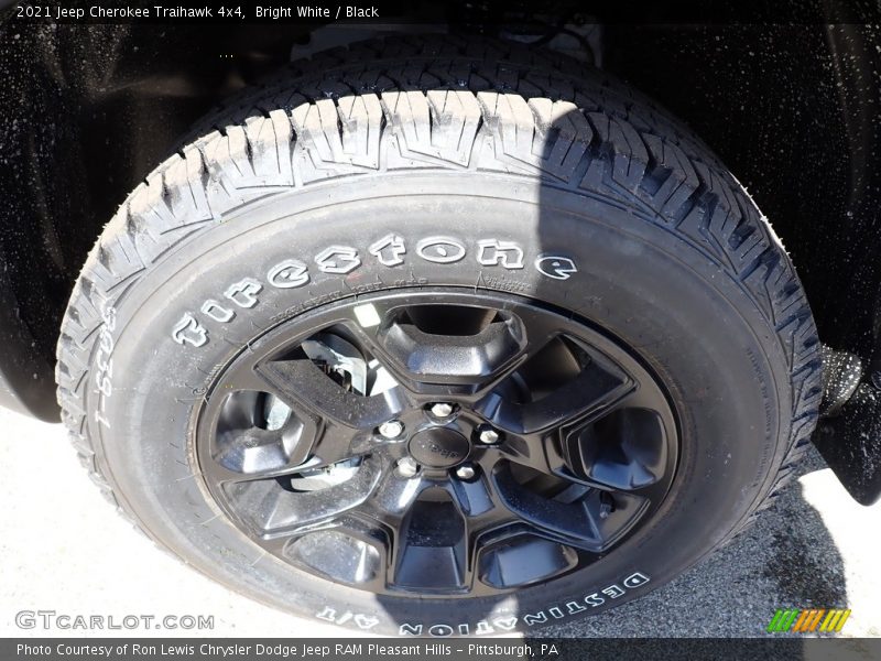 Bright White / Black 2021 Jeep Cherokee Traihawk 4x4