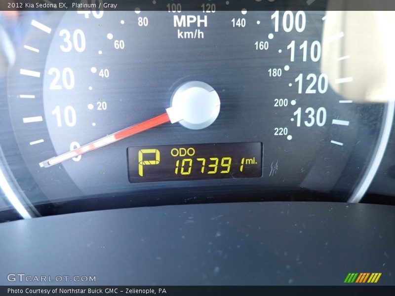 Platinum / Gray 2012 Kia Sedona EX