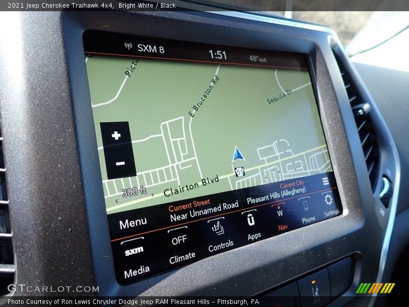 Bright White / Black 2021 Jeep Cherokee Traihawk 4x4