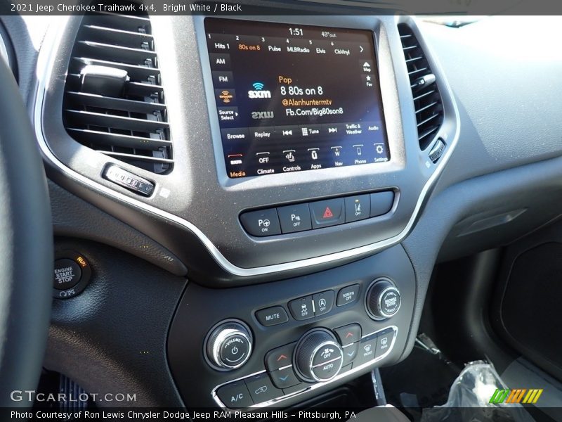 Bright White / Black 2021 Jeep Cherokee Traihawk 4x4