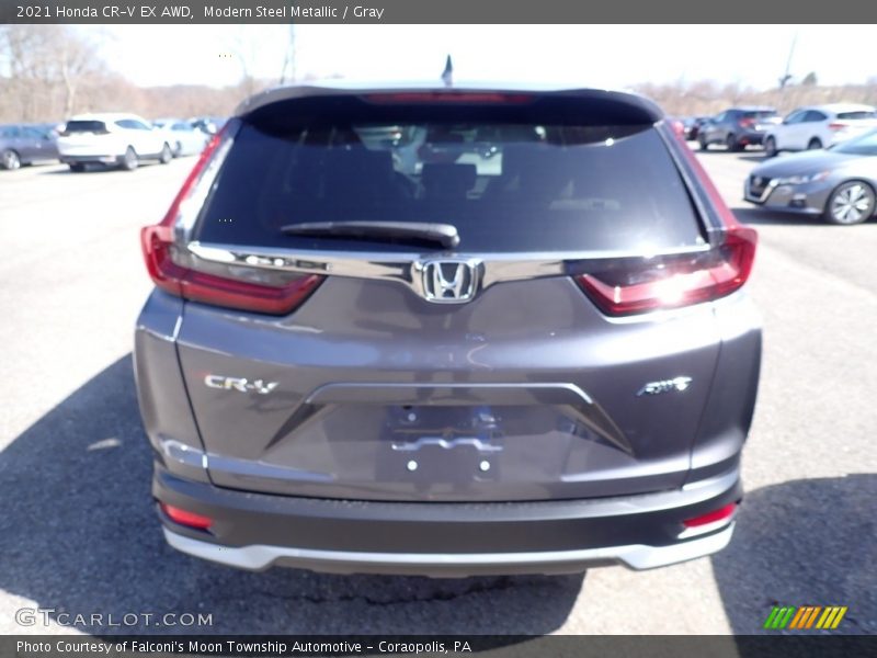 Modern Steel Metallic / Gray 2021 Honda CR-V EX AWD