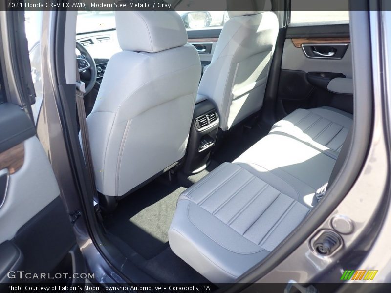 Modern Steel Metallic / Gray 2021 Honda CR-V EX AWD