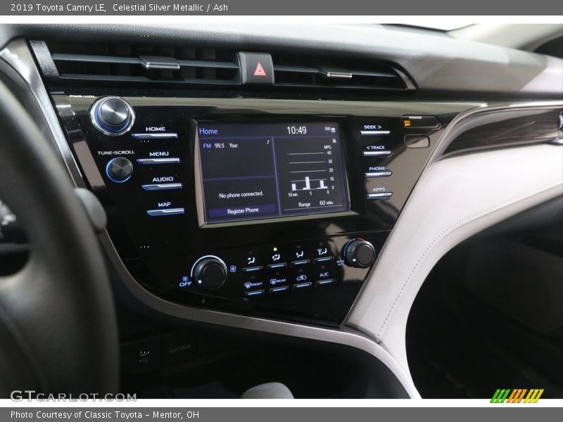 Celestial Silver Metallic / Ash 2019 Toyota Camry LE