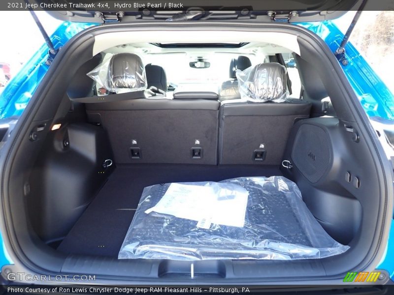 Hydro Blue Pearl / Black 2021 Jeep Cherokee Traihawk 4x4