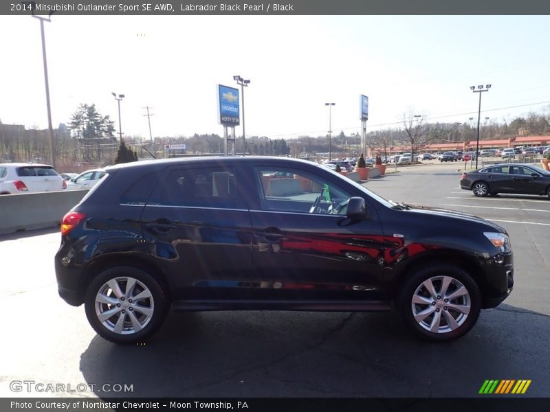 Labrador Black Pearl / Black 2014 Mitsubishi Outlander Sport SE AWD