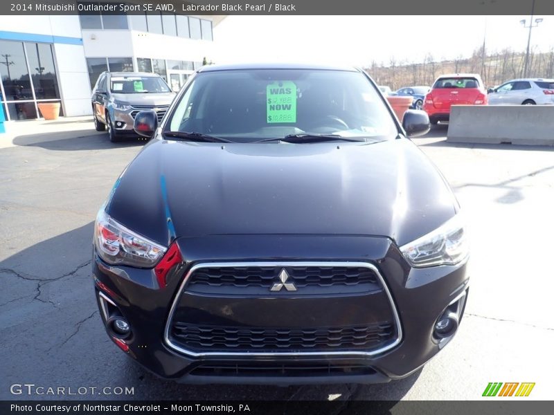 Labrador Black Pearl / Black 2014 Mitsubishi Outlander Sport SE AWD