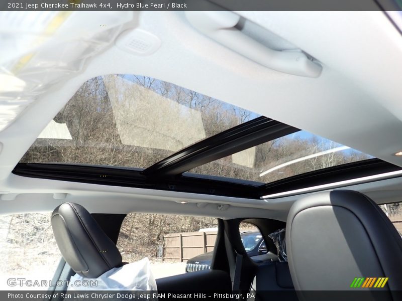 Hydro Blue Pearl / Black 2021 Jeep Cherokee Traihawk 4x4