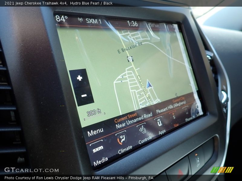 Hydro Blue Pearl / Black 2021 Jeep Cherokee Traihawk 4x4