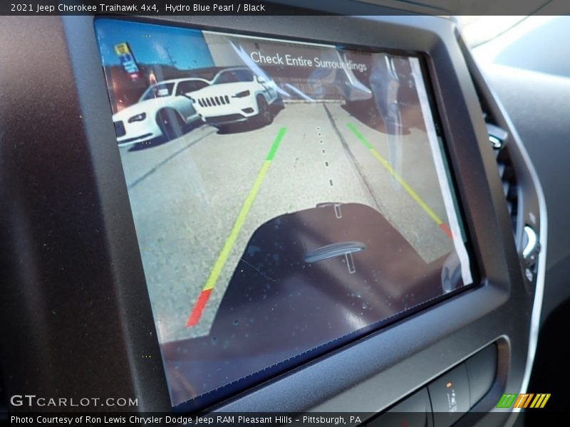 Hydro Blue Pearl / Black 2021 Jeep Cherokee Traihawk 4x4