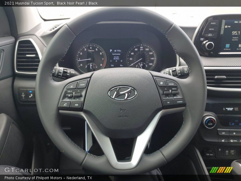 Black Noir Pearl / Black 2021 Hyundai Tucson Sport