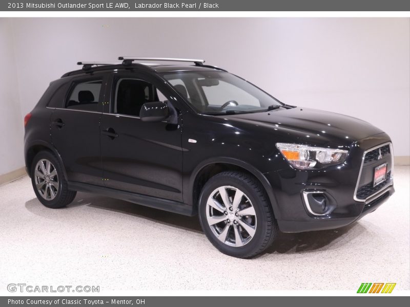 Labrador Black Pearl / Black 2013 Mitsubishi Outlander Sport LE AWD