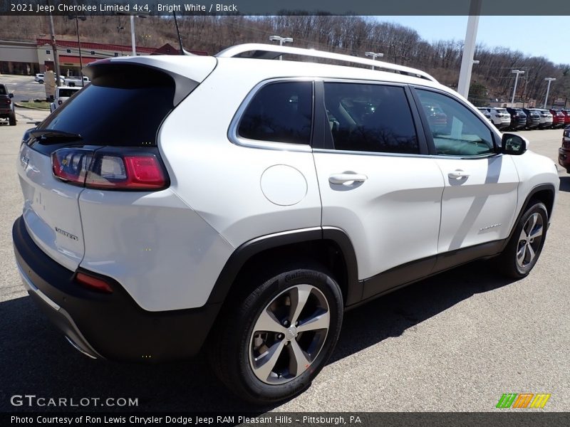 Bright White / Black 2021 Jeep Cherokee Limited 4x4