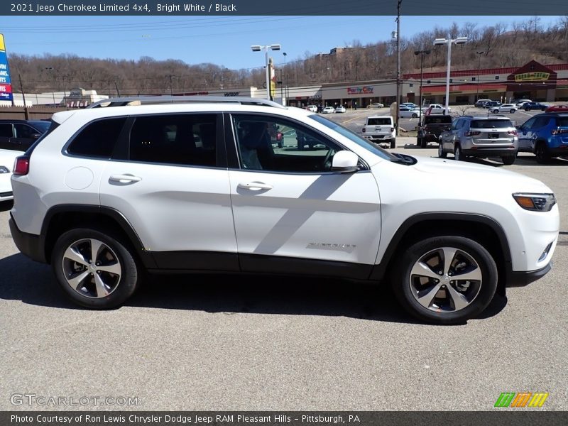 Bright White / Black 2021 Jeep Cherokee Limited 4x4
