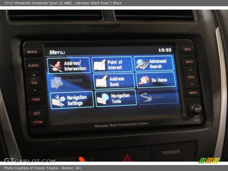 Controls of 2013 Outlander Sport LE AWD