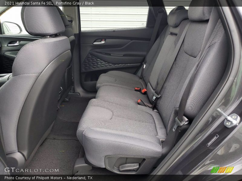Portofino Gray / Black 2021 Hyundai Santa Fe SEL