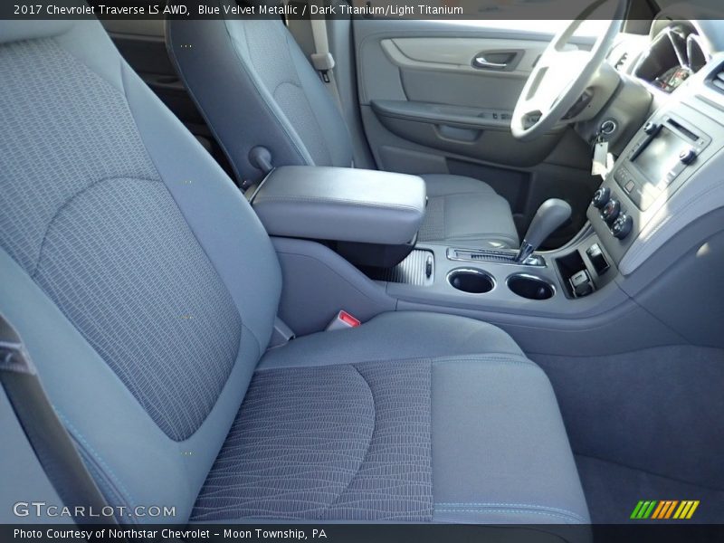 Blue Velvet Metallic / Dark Titanium/Light Titanium 2017 Chevrolet Traverse LS AWD