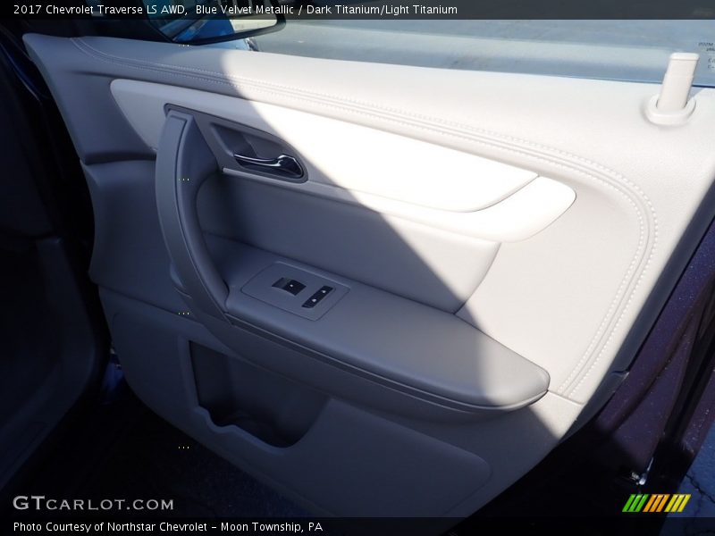 Blue Velvet Metallic / Dark Titanium/Light Titanium 2017 Chevrolet Traverse LS AWD