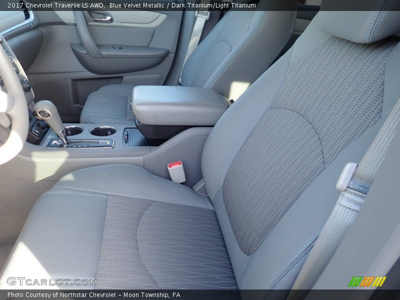 Blue Velvet Metallic / Dark Titanium/Light Titanium 2017 Chevrolet Traverse LS AWD