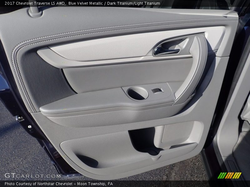 Blue Velvet Metallic / Dark Titanium/Light Titanium 2017 Chevrolet Traverse LS AWD