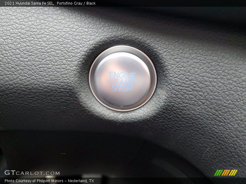 Portofino Gray / Black 2021 Hyundai Santa Fe SEL
