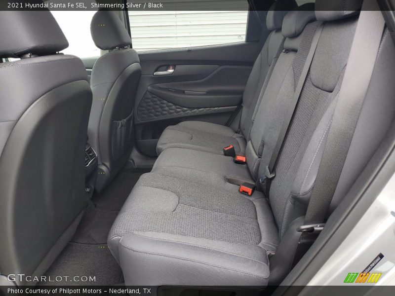Shimmering Silver / Black 2021 Hyundai Santa Fe SEL