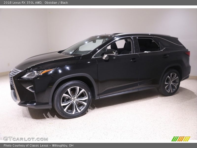 Obsidian / Black 2018 Lexus RX 350L AWD