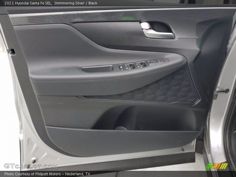 Shimmering Silver / Black 2021 Hyundai Santa Fe SEL