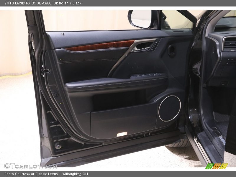 Obsidian / Black 2018 Lexus RX 350L AWD