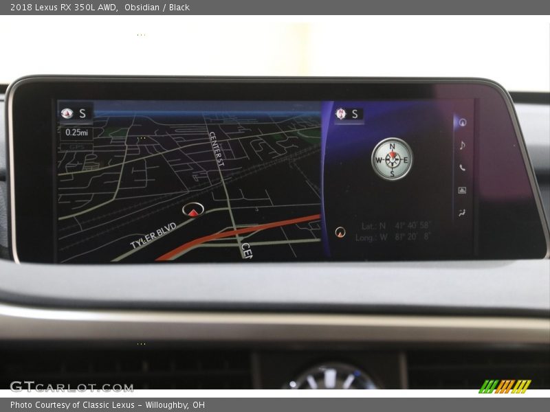 Obsidian / Black 2018 Lexus RX 350L AWD