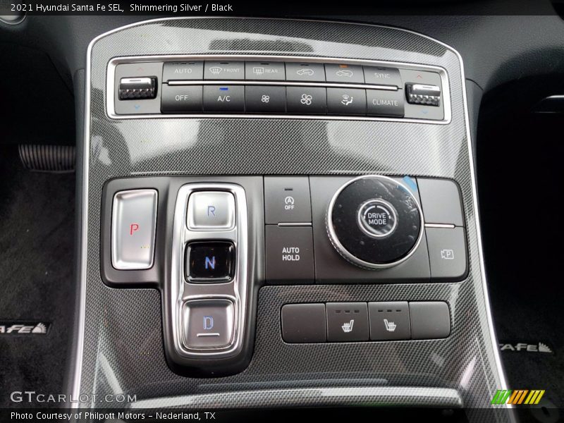 Shimmering Silver / Black 2021 Hyundai Santa Fe SEL