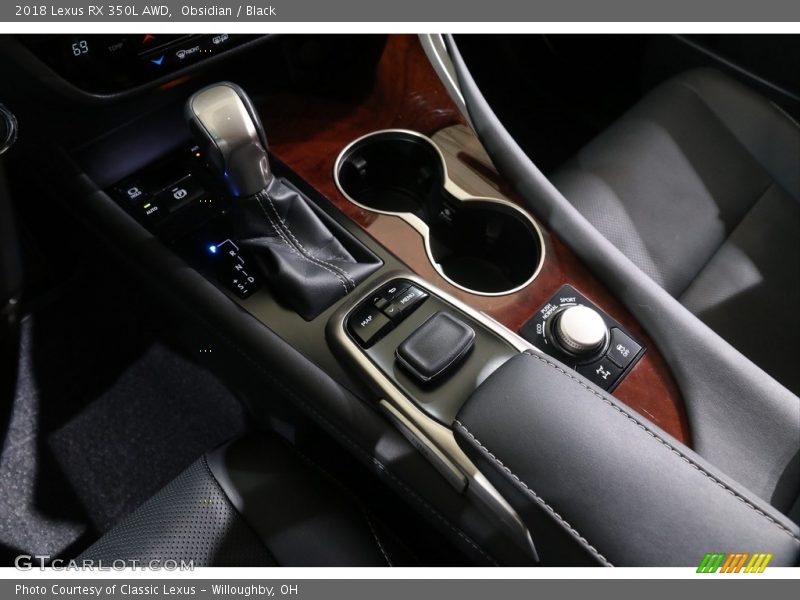 Obsidian / Black 2018 Lexus RX 350L AWD