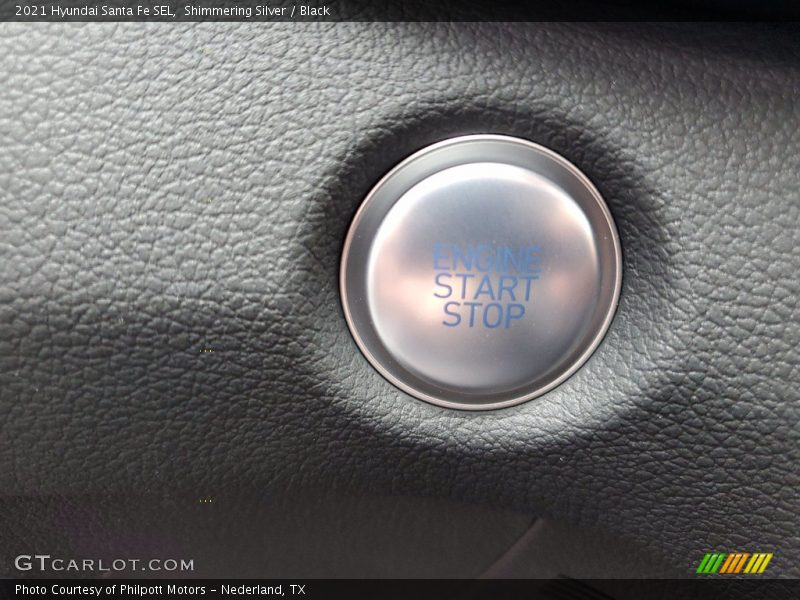 Shimmering Silver / Black 2021 Hyundai Santa Fe SEL
